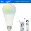 3000K smart wifi bulb rgb 6500K RGB+CCT colour temperature wifi remote adjustable E27 bulb 12watt Alexa control enable
