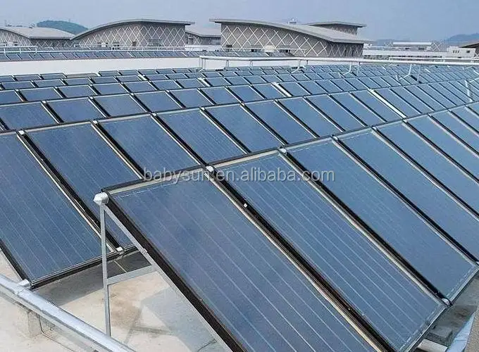 Flat Panel Solar Water Heater Projects Haining Babysun.jpg