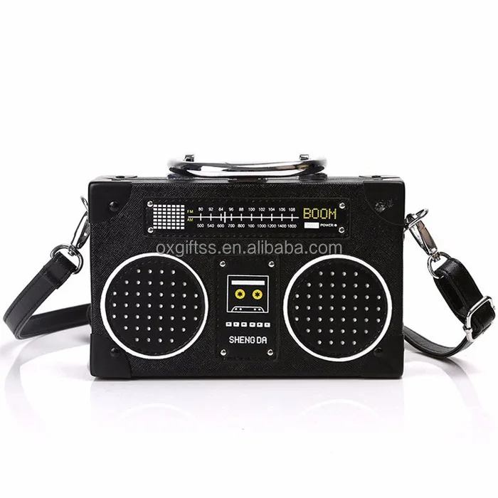 

OXGIFT Wholesale fashion retro radio handbag purse hand bags
