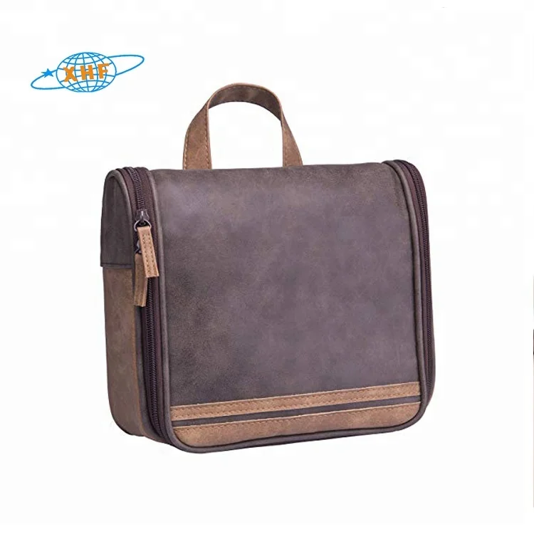 Custom Vintage Hanging Leather Mens Toiletry Travel Bag Buy Leather