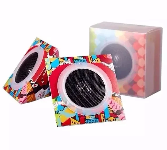 Promotional Gift Foldable Cardboard Speaker Printing Paper Box Speaker