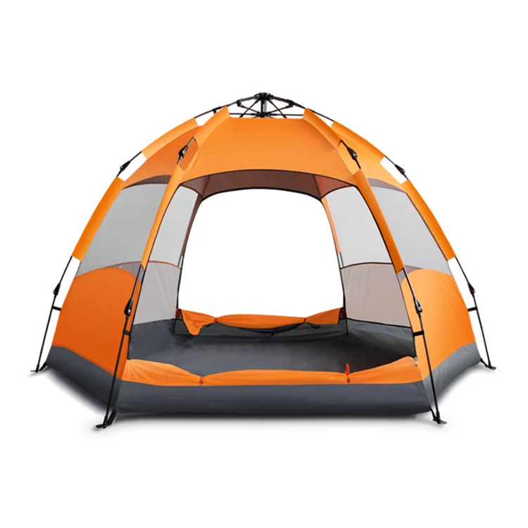 

Luxury Custom Print 5 Person Family Dome Automatic Camping Tent