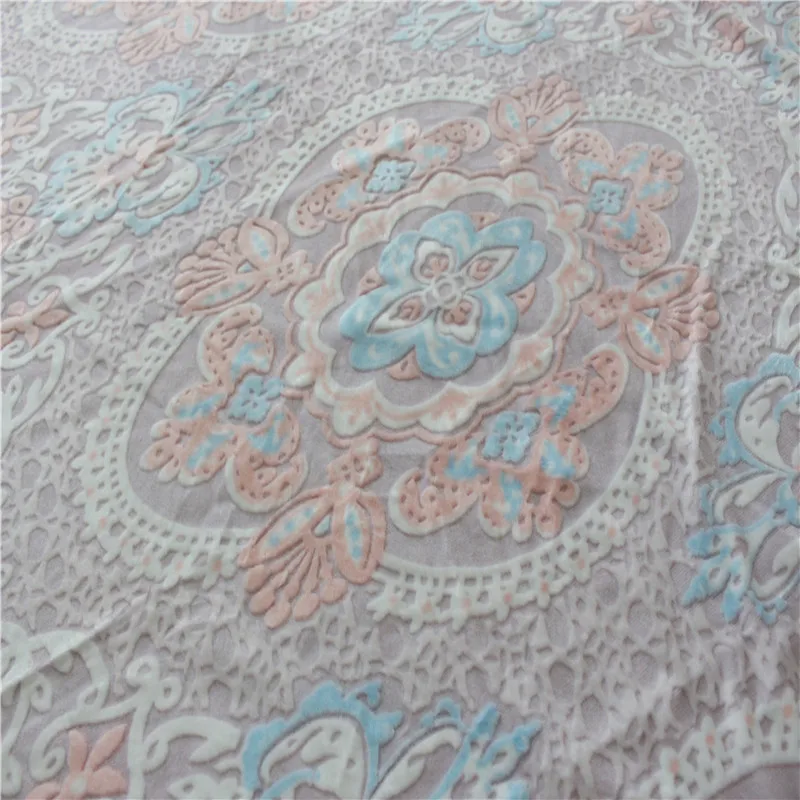 
China Manufacturer Sale Microfiber Super Soft Velour Mattress Fabric For Burnout 