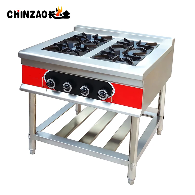 Floor Type Stainless Steel Gas Stove Stainless Steel Gas Cooker