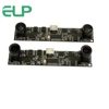 ELP HD Color UVC Webcam CMOS OV9712 Dual Lens 3D USB Stereo Vision Camera For VR 3D Camera,3D Printer