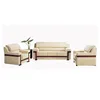 Cheap Used Furniture China Relax Office Leather Sofa Set Designs
