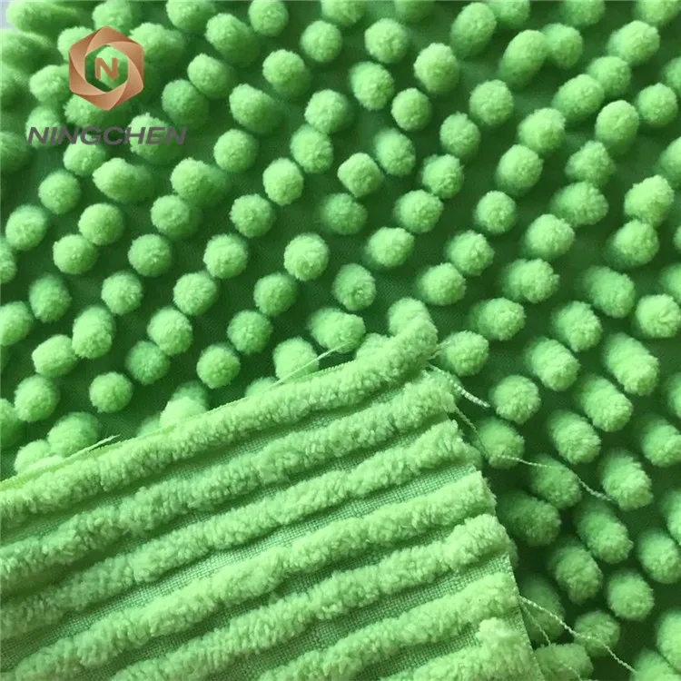 Car Cleaning Chenille Microfiber Fabric For Mop Head Chenille Cleaning Microfiber Chenille