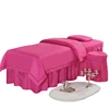 brushed 100% polyester massage chair set massage bedding sheet sets