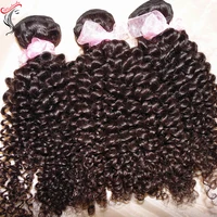 

Nice Color 10A Raw Virgin Bouncy Tight Afro Kinky Curly Mongolian Human Hair For Sexy Lady