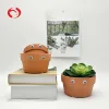 Newest face pot home decor planter pot terracotta pot for 2019 spring