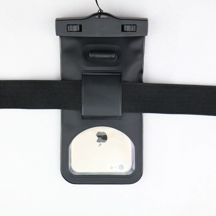 OEM factory pvc cellphone case pvc waterproof mobile pouch with earphones New style waterproof pouch for iphone 7