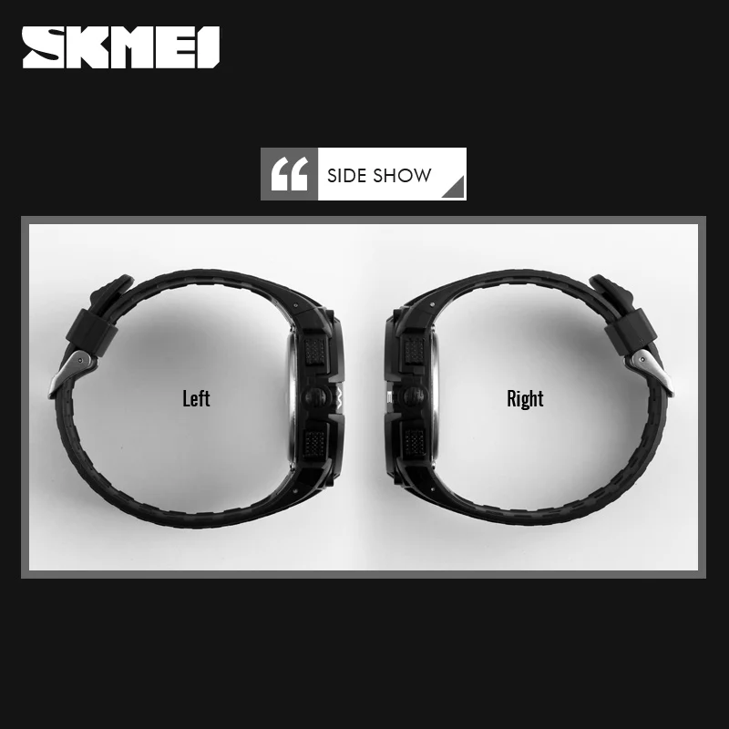 Chime hand watch relojes moda men sport digital watch skmei 1279