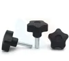 Nylon Plastic Hand Knob with lobes