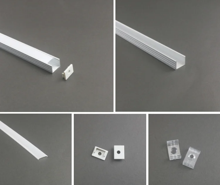 LS-041 Shenzhen High Quanity Surface Mount LED Aluminium U Profile For General