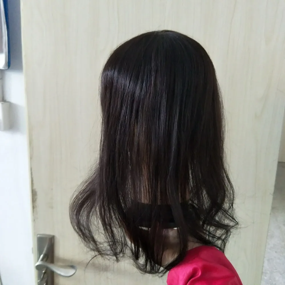 
Mono Silk Base Women Hair Toppers Toupee For Woman Human Hair Replacement System Hairpieces 