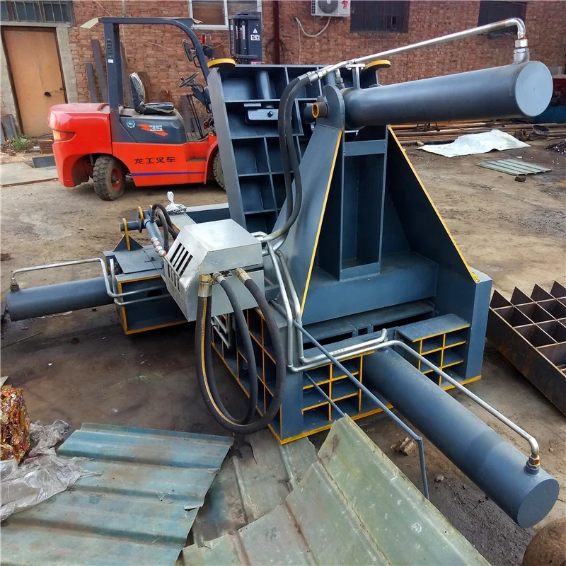 
High Efficiency Hydraulic Scrap Metal Swarf Shear Baler Machine 