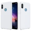 liquid silicone case for xiaomi redmi 9 soft phone back microfiber inner cover case for xiaomi 9