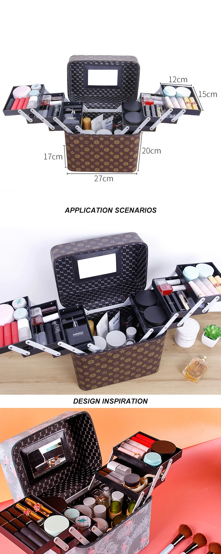 Free Sample Wholesale Professional Cosmetic Box Packaging Customized