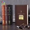 Elastic binding leather book cover binder ring