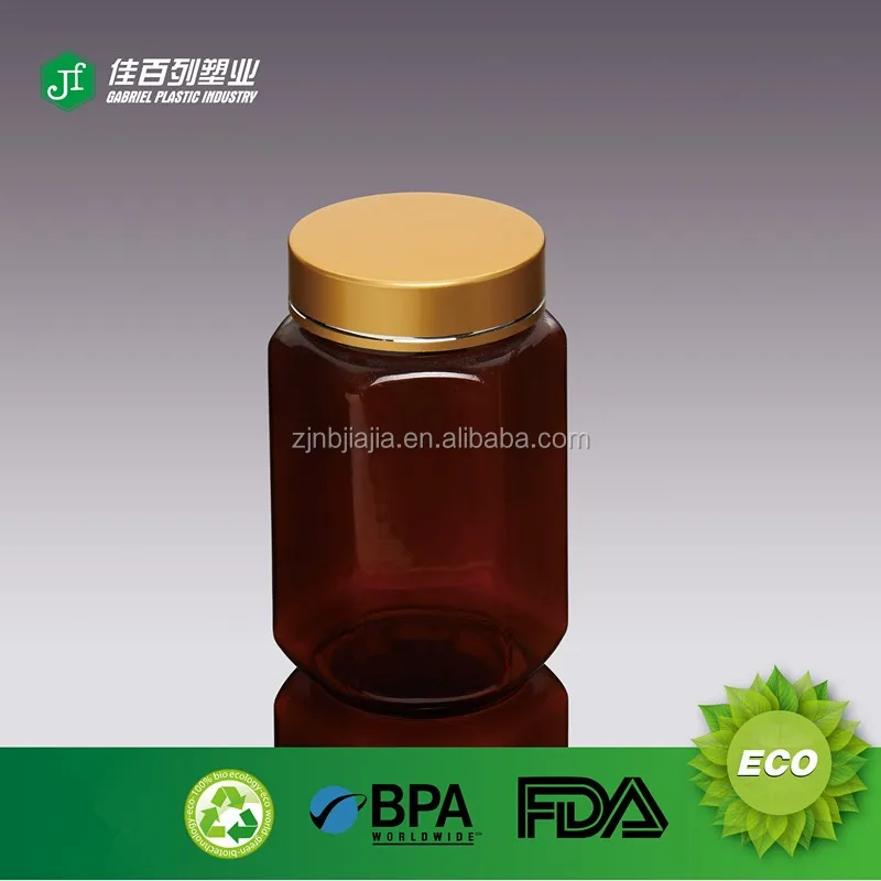 Oil Use Honey Packaging Plastic Bottle With Gold Cap Buy Plastic Pet