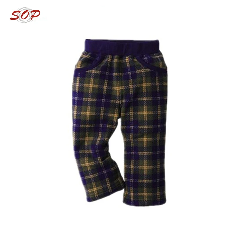 baby plaid pants