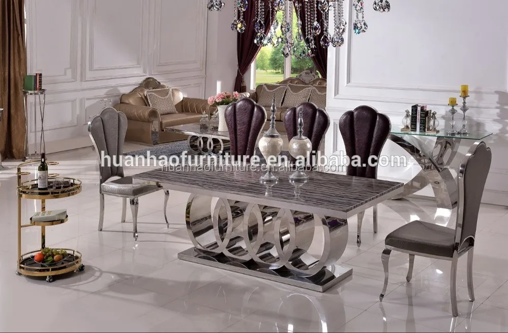 Luxury Hot Selling Used Restaurant Dining Tables Chairs Dh 1405