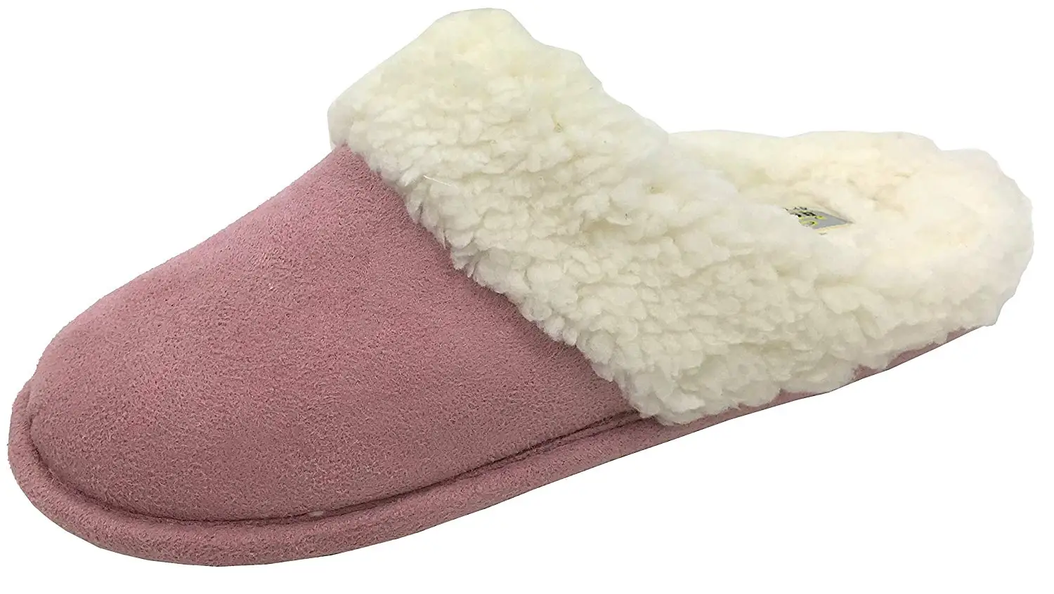 Buy Hello Cozi Sugar Mule Slide Cozy Slippers with Fluffy Faux Shearling Fur - Runs 1 Size Small 