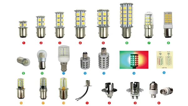 Emi Free / Led 3w Bay15d Ba15d Ba15s Led Bulb 6000k Cool White 10-30vdc ...