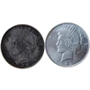 Two Face Peace Dollar 1922/1922 Double Sided Silver Plated Reproduction Film Batman Antique Souvenir Custom Metal Coin