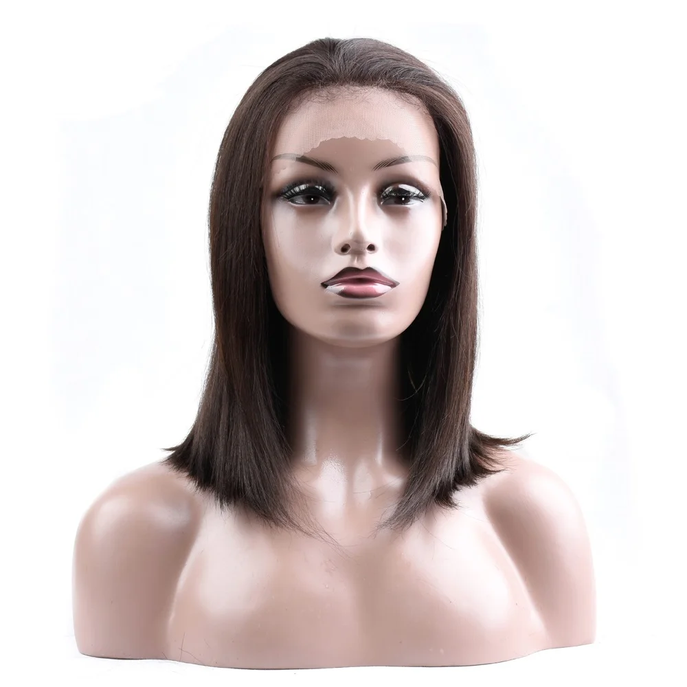 

straight human hair bob wig, straight bob lace wig