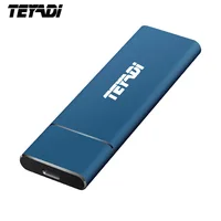 

TEYADI E206 256GB SSD Portable Solid State Drive USB 3.1 Gen 2 External M.2 SSD for Android Phones/PC/Laptop