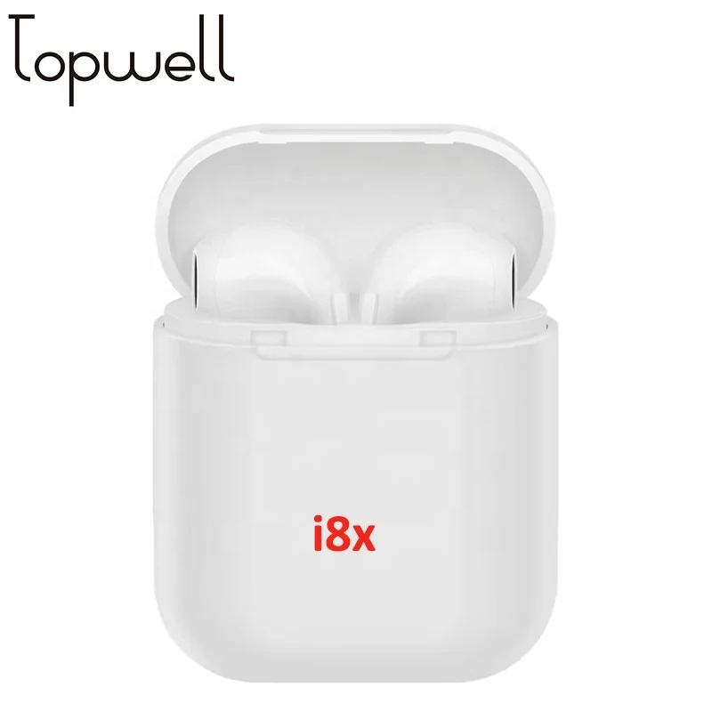 

Updated JL6936 stereo headphones high quality i8x tws wireless earphones with factory stock, White