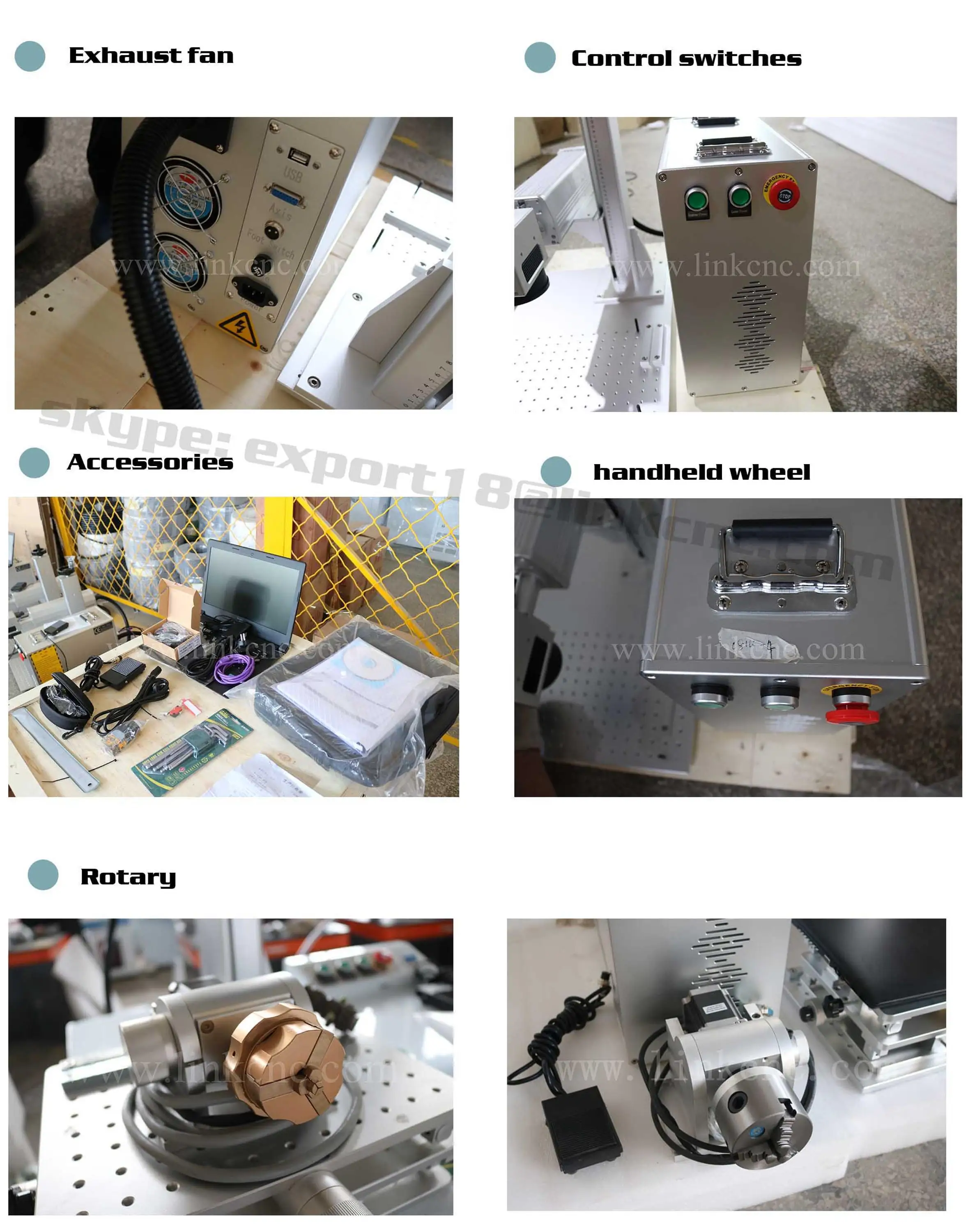 30w Portable high speed fiber laser engraving metal machine with easy operating software