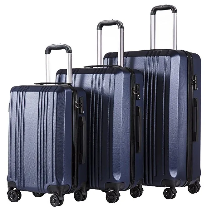 High-level Wholesale Valiz Trolley Wheeled Luggage Abs Hard Case Travel ...