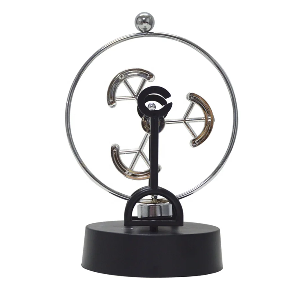 Perpetual Motion Desk Sculpture Toy Magnetic Executive Office Home