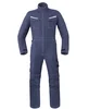 BLUE Men's long sleeve overall work clothes covered zipper with covered press-studs