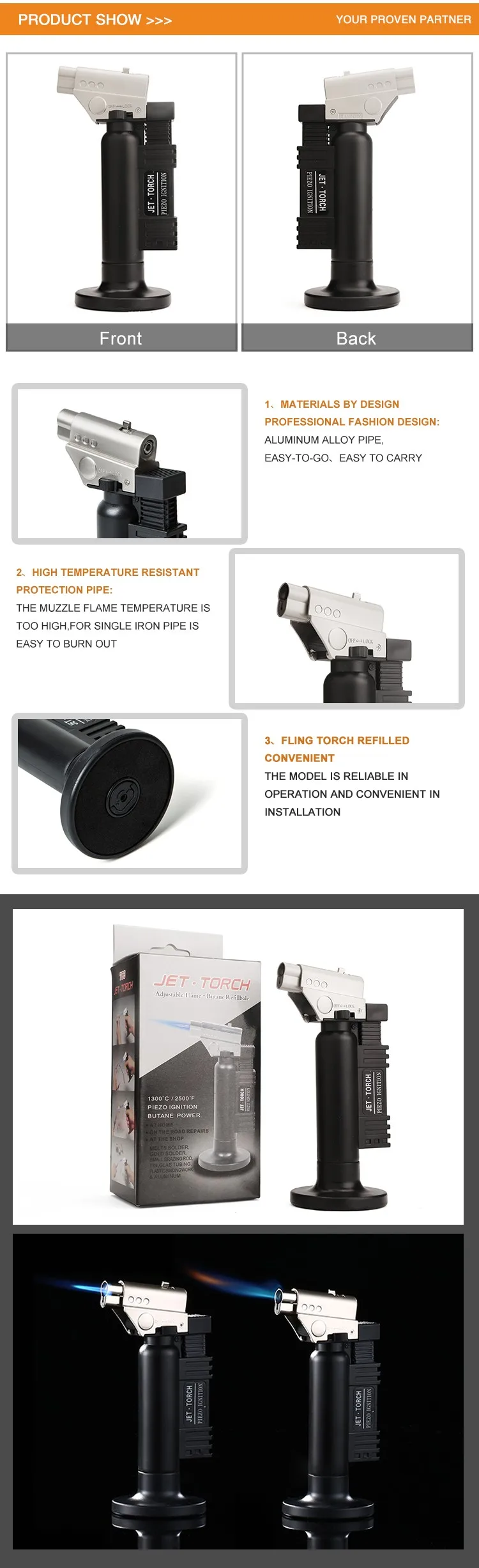 kitchen cooking torch