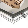 2019 best price real estate window display led crystal light box frame