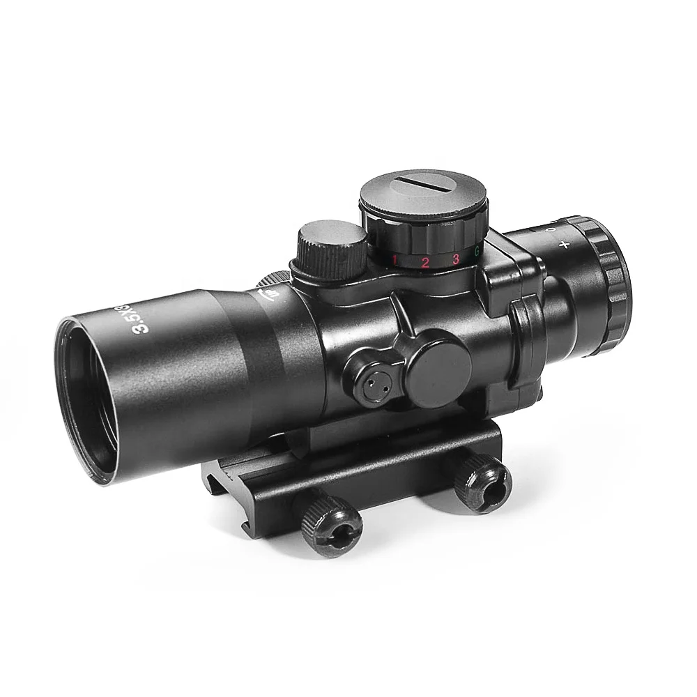 

LUGER Adjustable 3.5x30 Riflescope Sight Optical Hunting Scope, Matte black