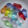 5*12MM AAA Quality Water Drop Shaped Small Pendants Faceted Teardrop Transparent Mixed Color Acrylic Charms And Pendants
