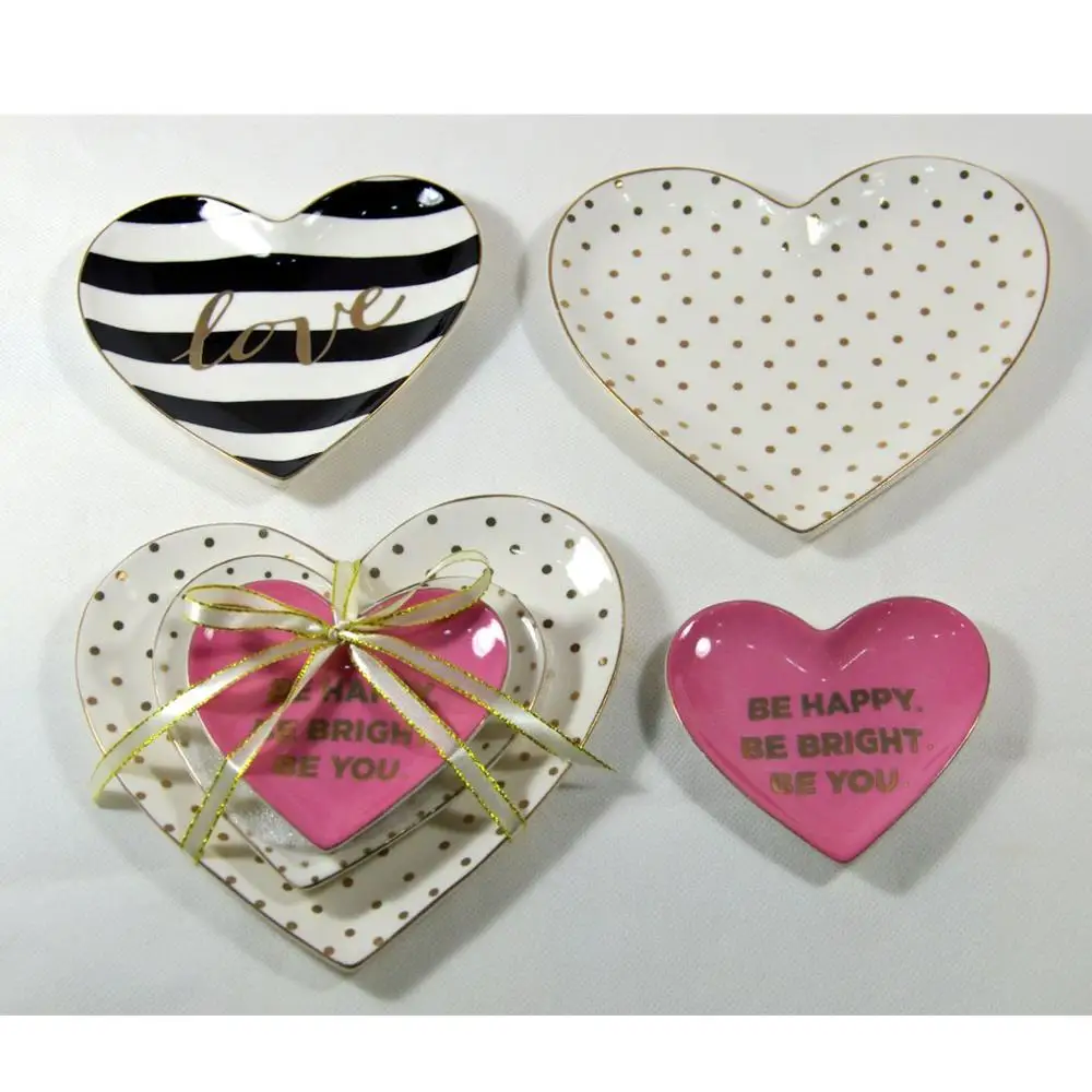 

Luxury Adorable Porcelain Flamingo Ring holder Engagement Jewelry Plate