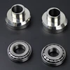 Chrome Motorbike Raked 3 Degree Fork Neck Cup Kits for Harley Chopper Bobber Custom Ironhead 7/8 ID Sportster XLCH XL