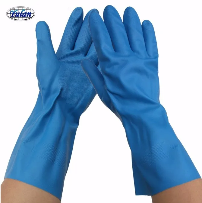Yulan H61 Green Color Nitrile Glove With Diamond Stripe For Garage Buy Nitrile Gloves,Diamond