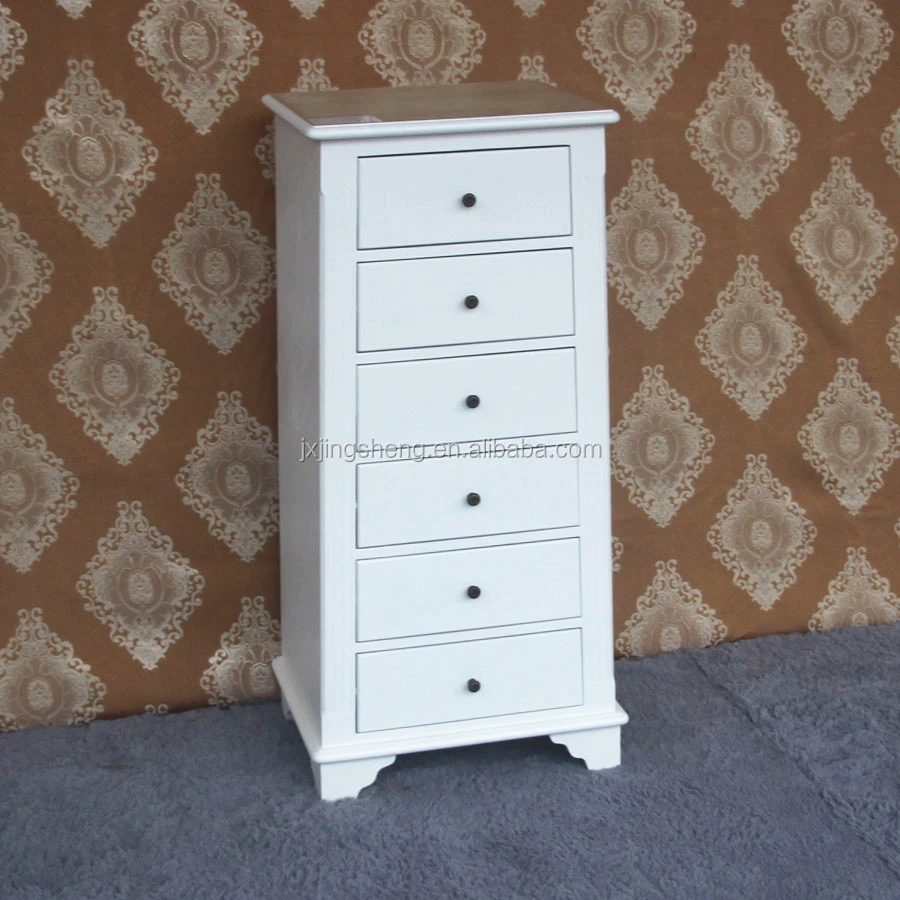 Bedroom Furniture Reclaimed Wood Dresser Tall 6 Drawer Dresser