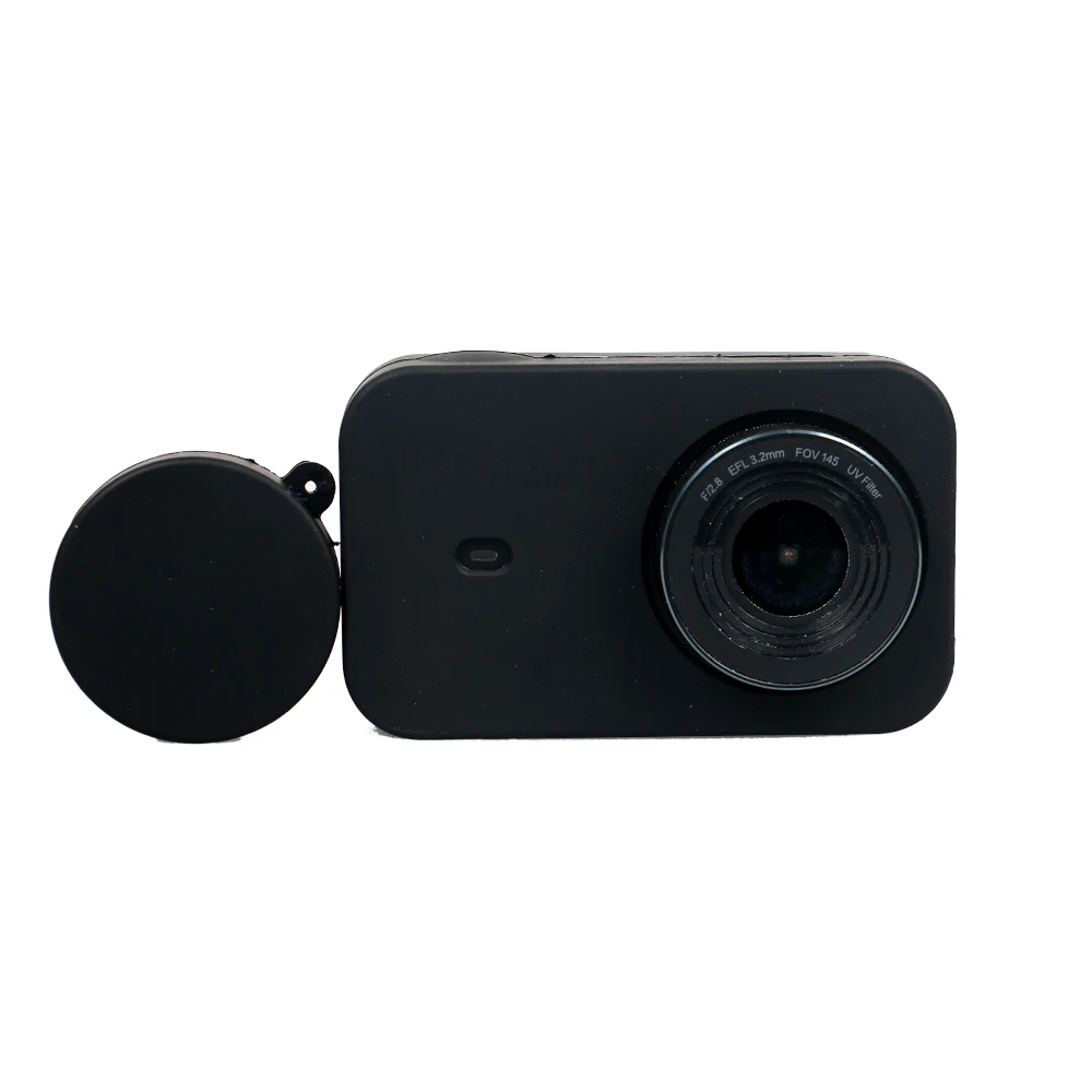 

Soft Silicone Protective Housing Case For Xiaomi Yi 2, Black