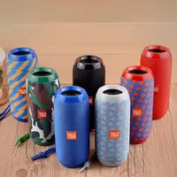 

Hot Selling TG117 Fabric Speaker Brilliant Quality Sound Double Horn Multifunction HiFi Portable Wireless Speaker