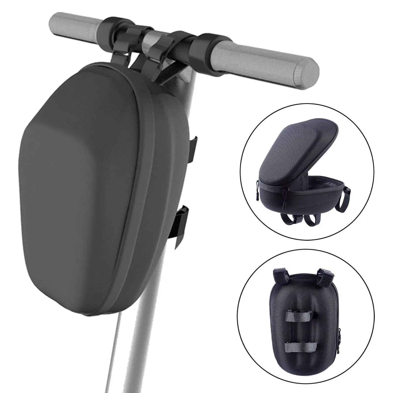 

Waterproof Scooter Storage Bag for Xiaomi M365 Scooter Accessories Universal Electric Scooter Head Handle Bag Front Hanging Bag, Black