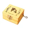 Creative Hand-cranked Wooden Music Box Cute Valentine's Day Gift
