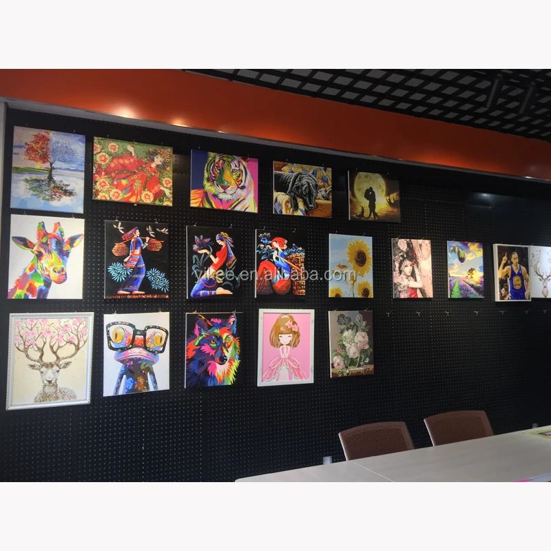 
Coloured cat oil painting by numbers kits painting by numbers wholesale 