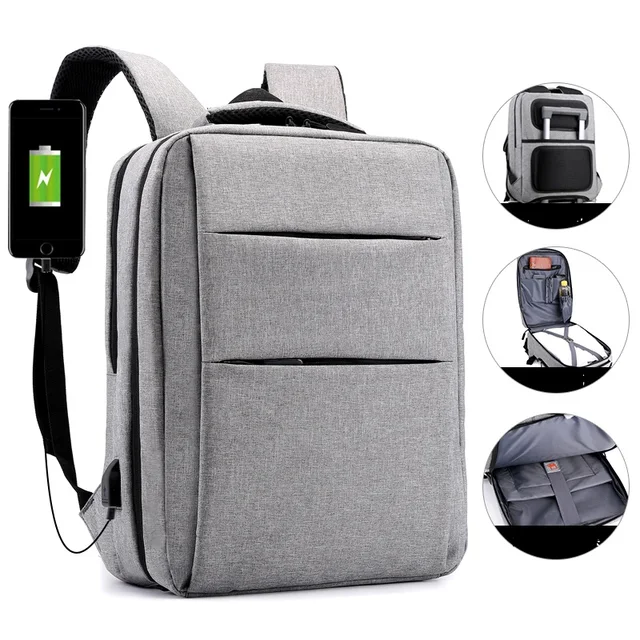 multi pocket laptop backpack